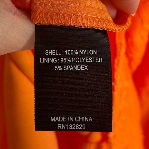 Michael Costello X Revolve Mini Dress Lace Orange - Picture 8 of 11